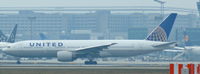N777UA @ EDDF - United, is waiting for take off at Frankfurt Int´l (EDDF) - by A. Gendorf