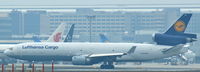 D-ALCO @ EDDF - Lufthansa Cargo, is lining up RWY 25C at Frankfurt Int´l (EDDF) - by A. Gendorf