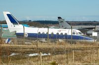 ZA110 @ EGPD - ex Royal Navy. Stored near Aberdeen Airport. - by Carl Byrne (Mervbhx)