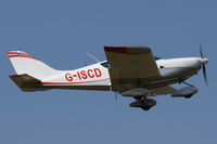 G-ISCD @ EGHA - Privately owned. Caught on departure. - by Howard J Curtis