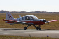 G-DAWG @ EGNH - after sitting in a hangar at Barton gathering dust for several years, this Bulldog was moved by road to Blackpool and is back flying again - by Chris Hall