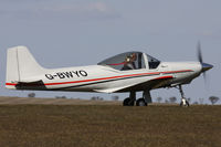 G-BWYO @ EGHA - Privately owned. - by Howard J Curtis
