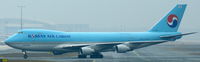 HL7603 @ EDDF - Korean Air Cargo, seen here taxiing to the cargo terminal south at Frankfurt Int´l (EDDF) / The second Korean Air Cargo 747 within 20 minutes at FRA - by A. Gendorf