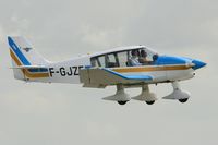 F-GJZE @ LFRB - Robin DR 400-120, Take off rwy 07R, Brest-Bretagne Airport (LFRB-BES) - by Yves-Q
