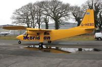 G-HEBO @ EGHH - Just out of paintshop after respray - by John Coates