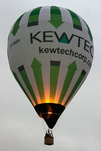 G-OKEW - At the 2013 Icicle Balloon Meet, Savernake Forest, Wilts. 'Kewtech'. - by Howard J Curtis