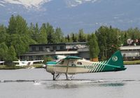 N108KS @ PALH - Taxiing on Lake Hood, Anchorage, Alaska. - by Murray Lundberg
