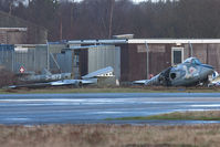 G-VICI @ EGHH - Broken up ready for transportation to Ireland. - by Howard J Curtis