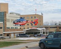 N3842 @ BEH - N3842 - Med-Flight - Leaving Lakeland Hospital, Saint Joseph, MI - by Mark Parren