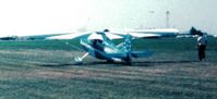 N86602 @ KAAA - Aircraft purchased new at Ames, IA in 1974, to be used for aerobatic instruction and glider tows at the Logan Co. Airport, Lincoln, IL.  These pictures are from old 35mm slides, so not so great.  Airborne shot is just southeast of Lincoln. - by John E. Fuller