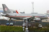 2801 @ EGGW - Czech Air Force 2007 Airbus A319-115XJC, c/n: 2801 at Luton on the day of the funeral of former UK Prime Minister , Margaret Thatcher - by Terry Fletcher