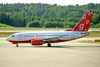 SE-DNX @ ESSA - Boeing 737-683 [28304] (SAS Scandinavian Airlines) Arlanda~SE 06/06/2008. Still in former Flyglobespan scheme having just returned from lease. - by Ray Barber