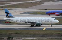 N261AV @ TPA - Frontier Puffin A320 - been re-registered N218FR since photo was taken - by Florida Metal