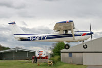 G-BFFY @ EGNG - Reims F-150M at Bagby Airfield, May 2007. - by Malcolm Clarke