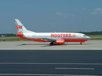 N304AW @ MYR - Hooters B737-3G7 - by Airtrainbus