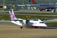 G-WOWC @ EGKK - DHC-8-311A [311] (Air Southwest) Gatwick~G 09/04/2010 - by Ray Barber