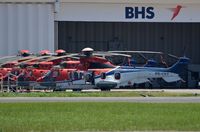PR-CHY @ SBME - EC225´s parked in front of BHS hangar in MEA. - by FerryPNL