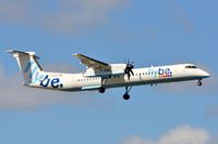 G-FLBA @ EHAM - Flybe Dash8 landing in AMS - by FerryPNL
