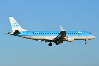 PH-EZA @ EHAM - KLM Cityhopper 1st ERJ190 landing in AMS - by FerryPNL