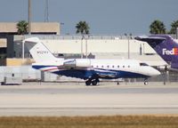 N327FX @ MIA - Challenger 604 - by Florida Metal