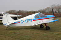 G-ATPV @ EGBR - Gardan GY-20 Minicab (JB01 Standard) at The Real Aeroplane Club's Spring Fly-In, Breighton Airfield, April 2013. - by Malcolm Clarke