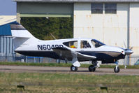 N6048B @ EGBP - visitor to the Rockwell Commander fly-in at Kemble - by Chris Hall