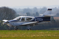 G-TECH @ EGBP - visitor to the Rockwell Commander fly-in at Kemble - by Chris Hall