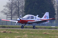 G-BZXZ @ EGBP - wearing its former UAS markings - by Chris Hall
