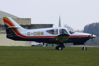 G-OIBM @ EGBP - visitor to the Rockwell Commander fly-in at Kemble - by Chris Hall