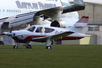 G-CNCN @ EGBP - visitor to the Rockwell Commander fly-in at Kemble - by Chris Hall