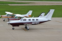 N611KC @ KIOW - Seen from the terminal observation deck - by Glenn E. Chatfield