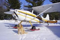 N1636D @ Y91 - N1636D at Home Acres Sky Ranch (Y91) Lake City, MI getting ready for takeoff with Captain Duke. - by Don DeRuiter