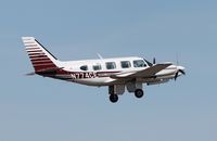 N774CE @ KAXN - Piper PA-31-325 Navajo taking off runway 13. - by Kreg Anderson