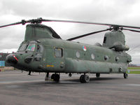 D-667 @ CAX - CH-47D Chinook, callsign Omega, of 298 Squadron Royal Netherlands Air Force as seen at Carlisle in the Summer of 2007. - by Peter Nicholson