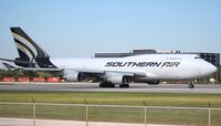 N400SA @ MIA - Southern Air 747-400 - by Florida Metal