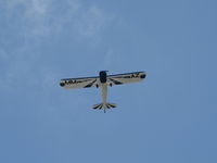 N3039E @ SZP - 1946 Aeronca 7AC CHAMPION, Continental O-200 100 Hp upgrade by STC, takeoff climb Rwy 22 - by Doug Robertson