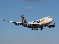 N412MC @ MIA - Atlas Air 747-400F