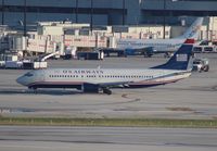 N425US @ MIA - US Airways 737-400 - by Florida Metal