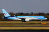 G-OOBF @ EGCC - Now in Thomson's Dynamic Wave colour scheme - by Chris Hall