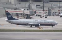 N455UW @ MIA - US Airways 737-400