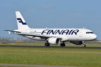 OH-LXB @ EHAM - Finnair A320 arriving in AMS - by FerryPNL