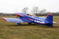 G-RVNS @ EGBR - Vans RV-4 at The Real Aeroplane Company's Spring Fly-In, Breighton Airfield, April 2013. - by Malcolm Clarke