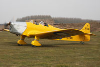 G-AKAT @ EGBR - Miles M-14A Hawk Trainer 3 at The Real Aeroplane Company's Spring Fly-In, Breighton Airfield, April 2013. - by Malcolm Clarke