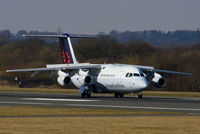 OO-DWA @ EGCC - Brussels Airways - by Chris Hall