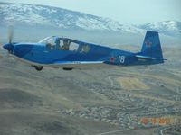 N823DK - March 2013 over Reno NV area - by Bill W.