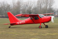 G-BYEK @ EGBR - Stoddard-Hamilton GlaStar GS-1 at The Real Aeroplane Club's Spring Fly-In, Breighton Airfield, April 2013. - by Malcolm Clarke