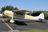 N2113C @ FHR - This beauty of a Cessna 195 based at Frontier Airpark made a sunny day trip to Friday Harbor - by Duncan Kirk