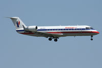 N907EV @ DFW - American Eagle landing at DFW Airport