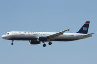 N536UW @ DFW - US Airways landing at DFW Airport - by Zane Adams