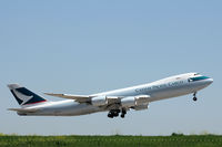 B-LJE @ DFW - Cathay Pacific 747-8F at DFW Airport